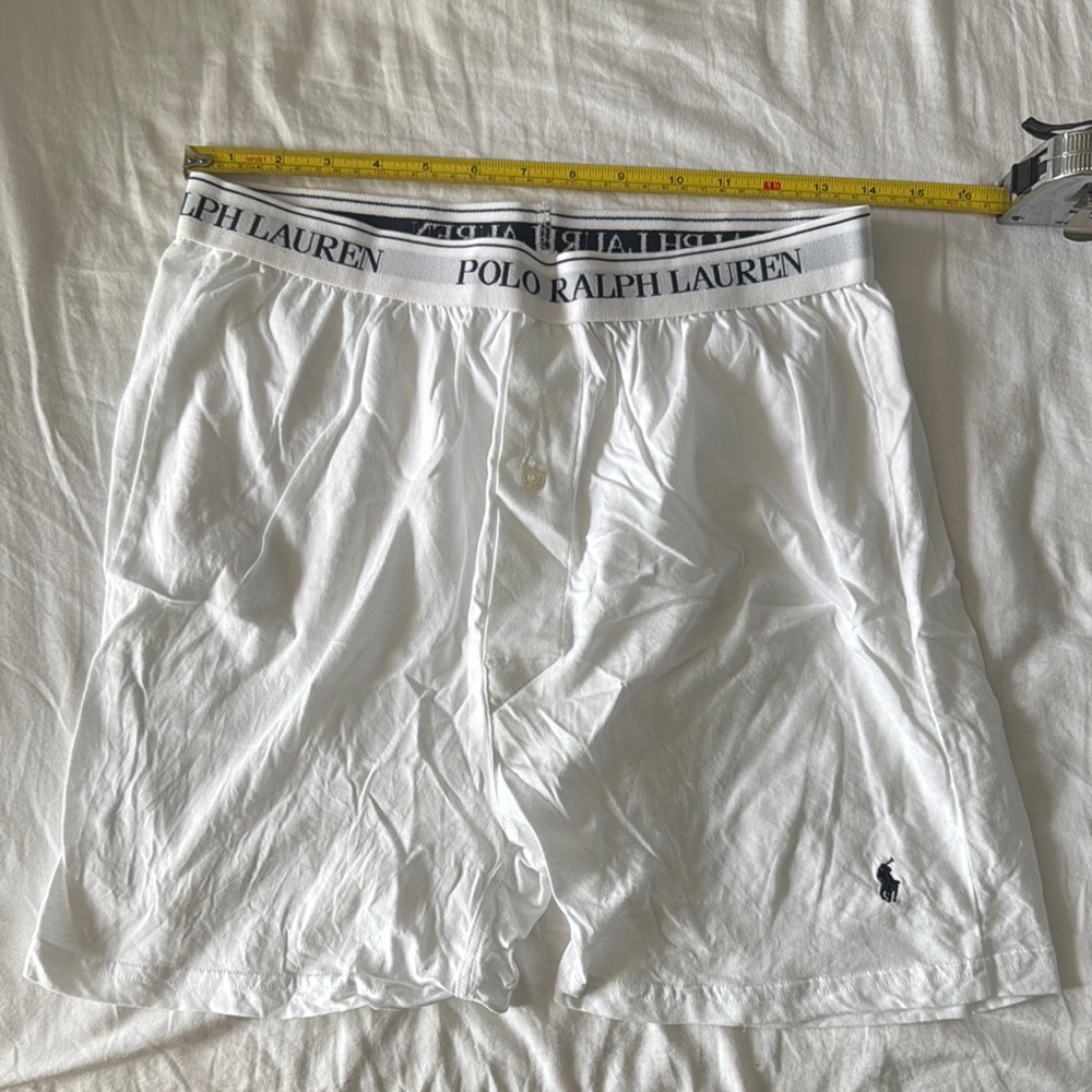 Polo by Ralph Lauren White Boxers Lightweight Comfort